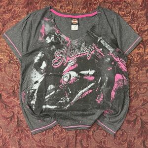 Y2K Harley Davidson Chicago Illinois Tee